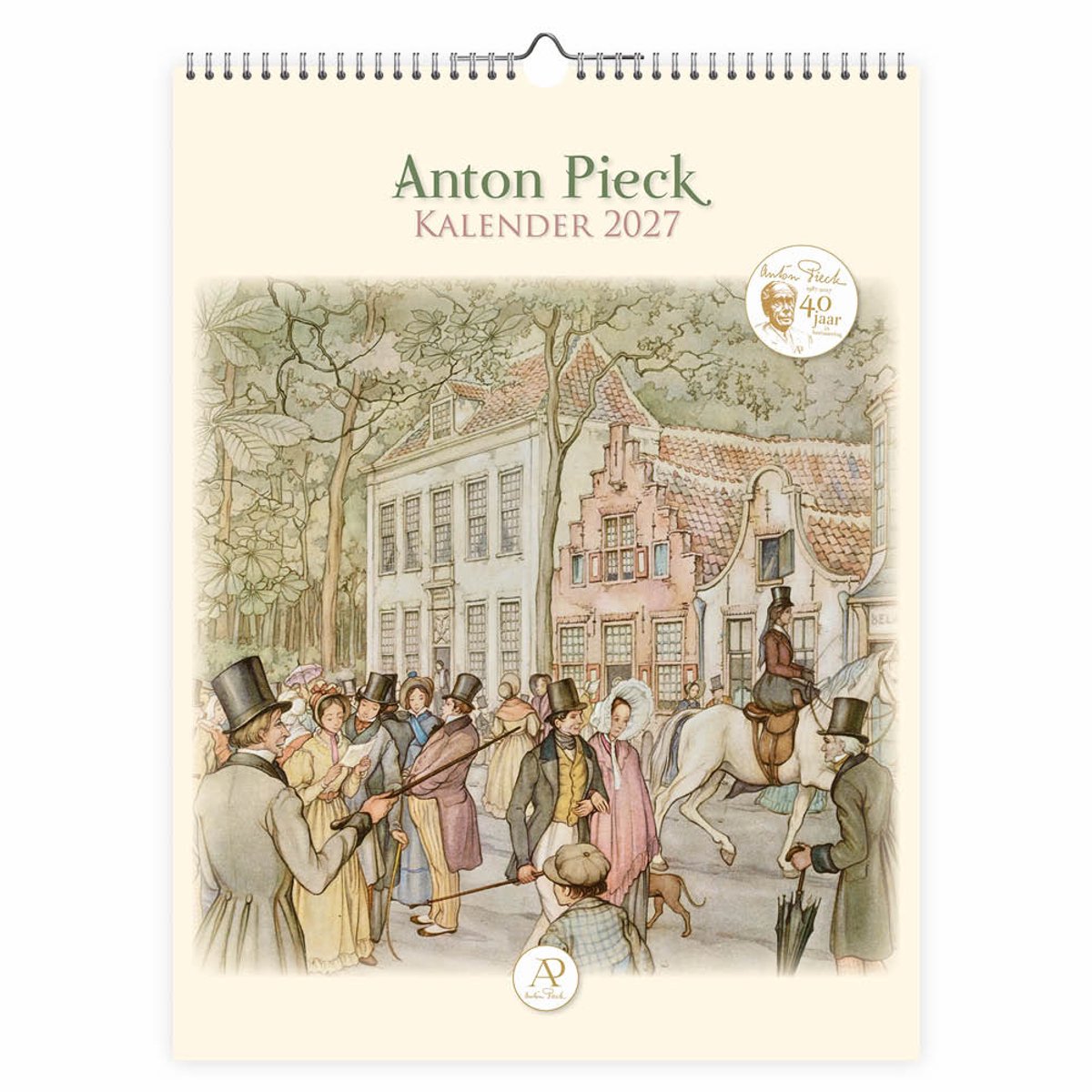 Comello Anton Pieck calendario 2027 grandi cappelli a cilindro