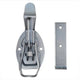 Proplus spansluiting - kistsluiting - 220x40mm - met tegenstuk - zilver