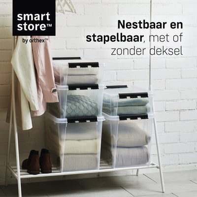 Smartstore - caja de almacenamiento classic 05 3,6 litros - polipropileno - transparente