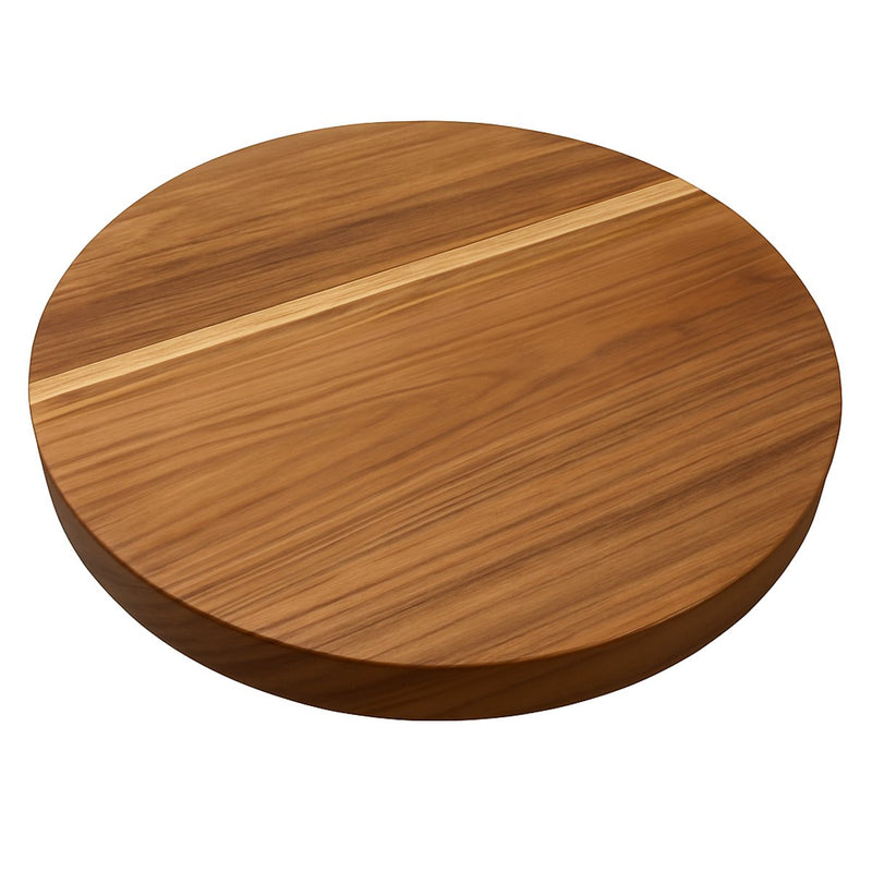 Basic culinair hakblok – teakhout – fsc flegt gecertificeerd – duurzaam – rond - 45 x 6cm