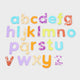 Tickit ® letras translúcidas con purpurina arcoíris