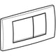 Panel de control Geberit twinline 30 - blanco