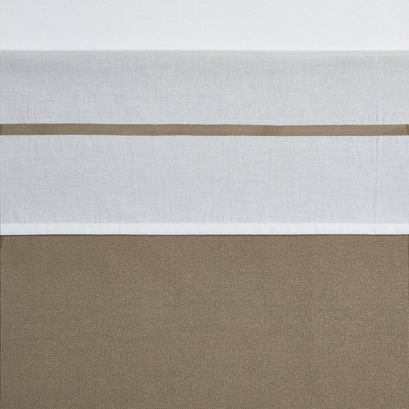 Meyco baby bies wieglaken - taupe - 75x100cm - 0.3 tog