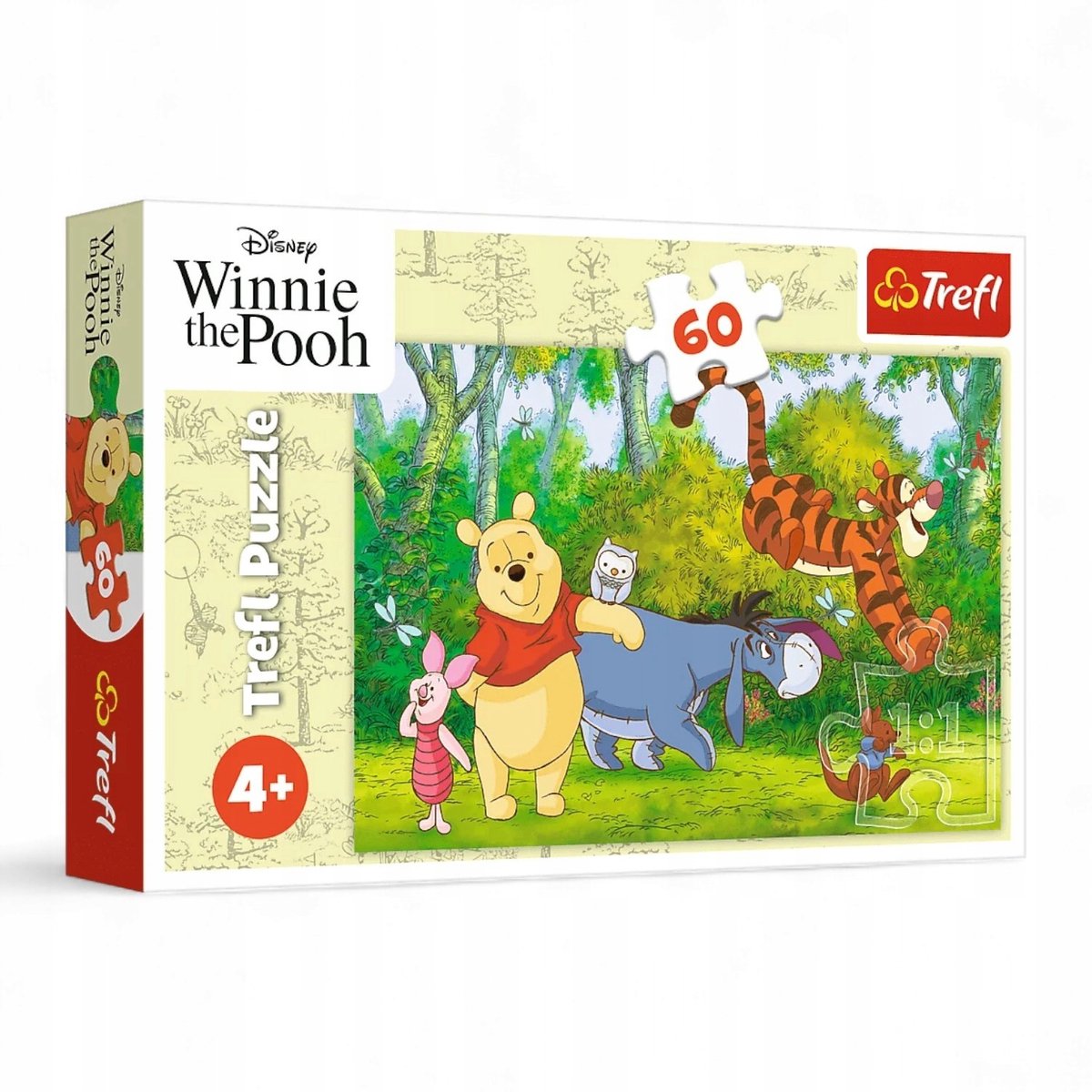 Puzzle Trefl 60 pezzi - Winnie the Pooh gustoso miele