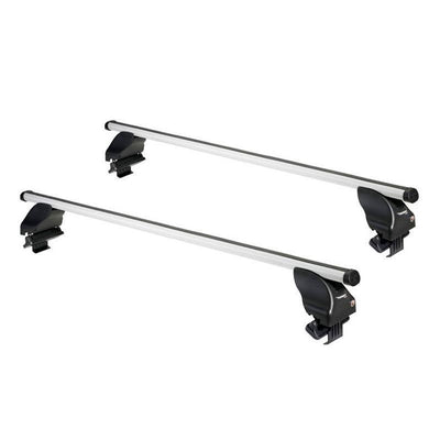 Juego de barras de techo Twinny Load A51 - barras de techo de aluminio - listas para usar - con cerradura - aprobación TüV-GS - capacidad de carga máxima 50 kg