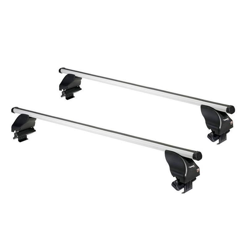 Twinny load dakdragerset a51 - aluminium dakdragers – pasklaar - afsluitbaar – tüv-gs goedgekeurd - maximaal draagvermogen 50 kg