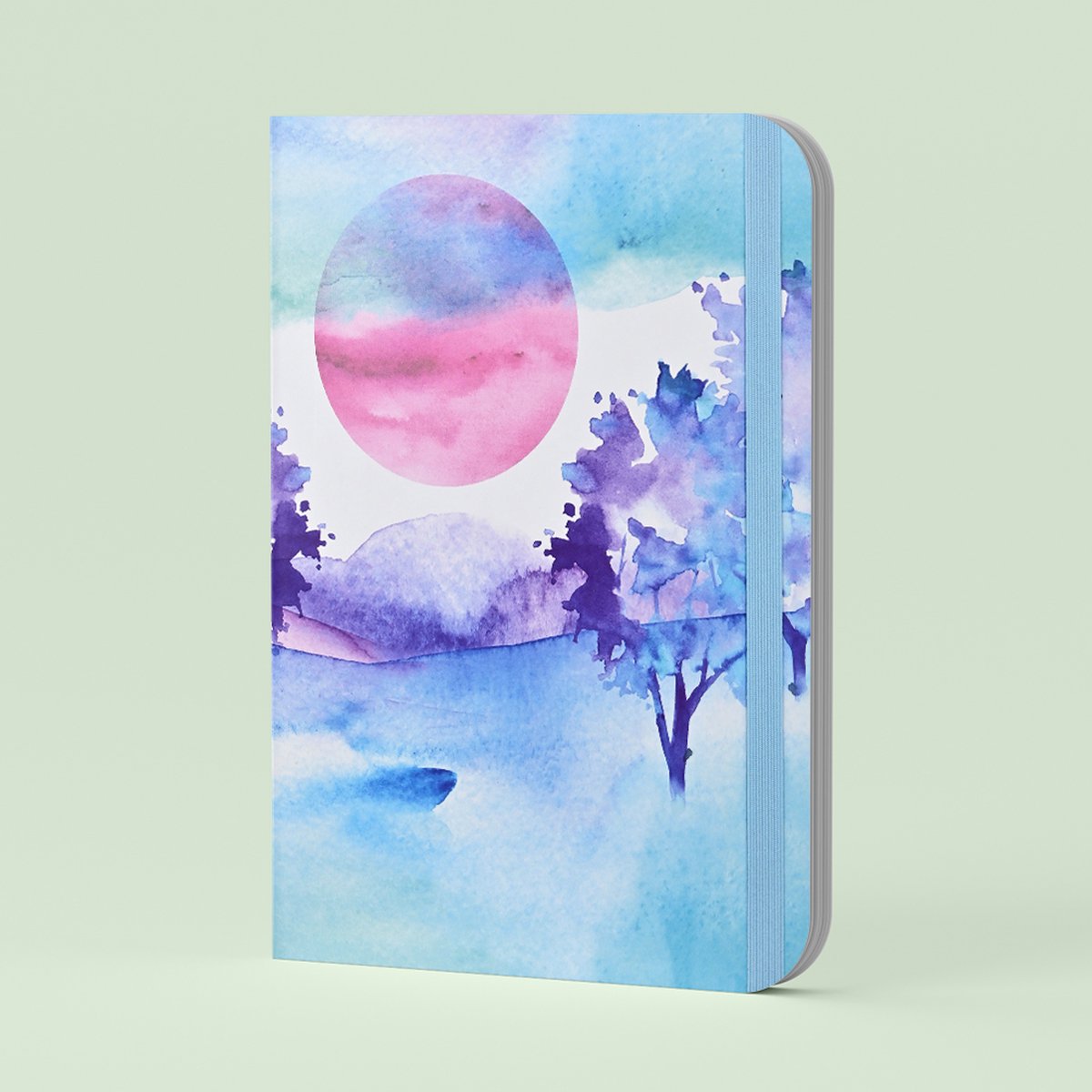 Libreta mediana Peter Pauper - Reflejos - Con cierre elástico - 16x21 cm