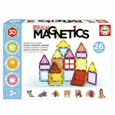Educa - magnetici - piastrelle magnetiche - pannelli magnetici - piastrelle magnetiche - 26 pezzi