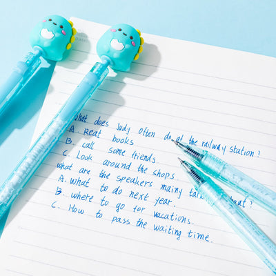 Lazy stars dinosaur gel pen - 2 pcs