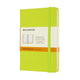 Taccuino classico Moleskine - tascabile - copertina rigida - a righe - verde limone