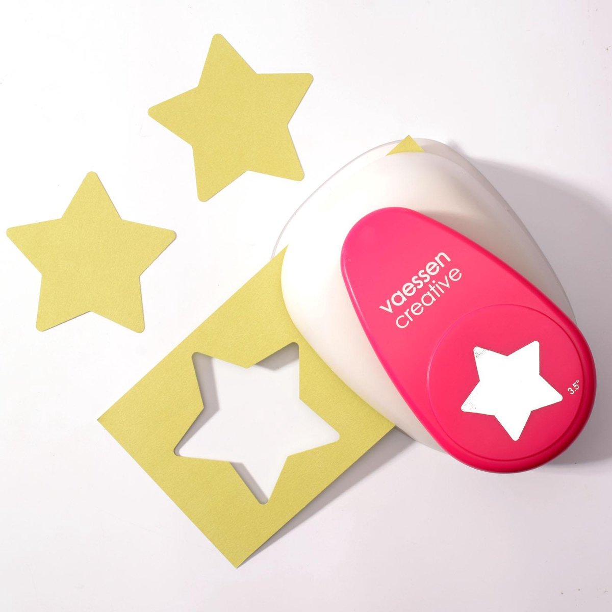 Perforadora creativa Vaessen - perforadora de figuras - estrella - 8,4 x 8 cm