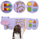 Vigatoys viga giocattoli - ippopotamo - tavolo da gioco da parete - multi