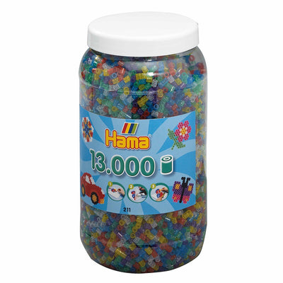 Perle di ferro Hama in Pot Glittermix (054), 13.000 °.