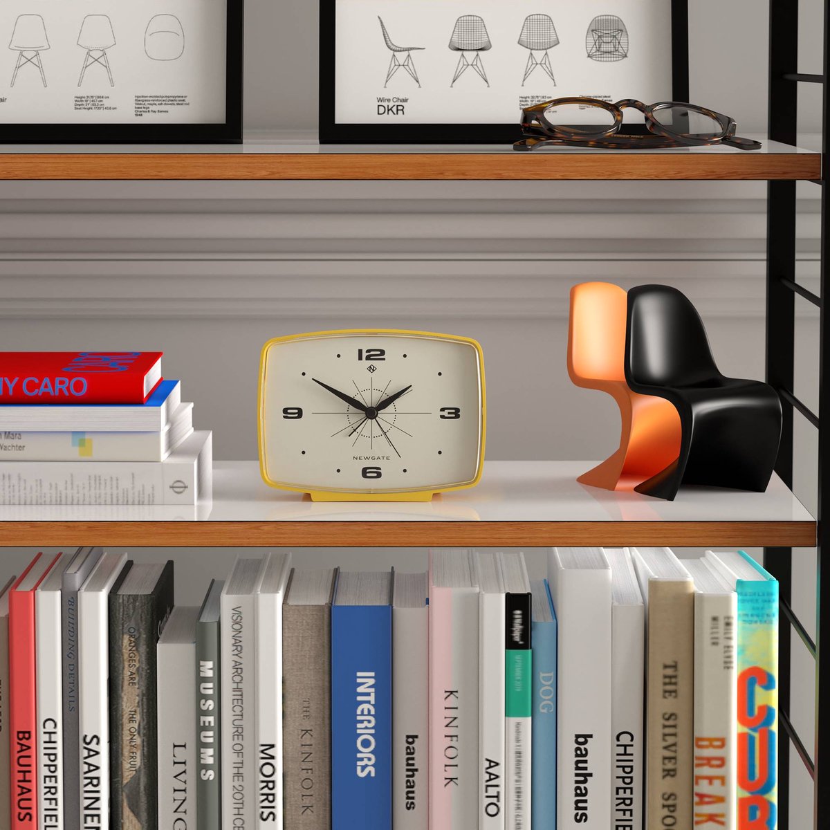Newgate Brooklyn - reloj despertador - amarillo