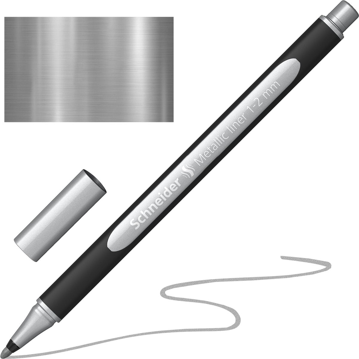 Strumenti da scrittura Schneider Liner metallico schneider - paint-it 020 - 1-2mm - argento metallizzato - s-ml02001007