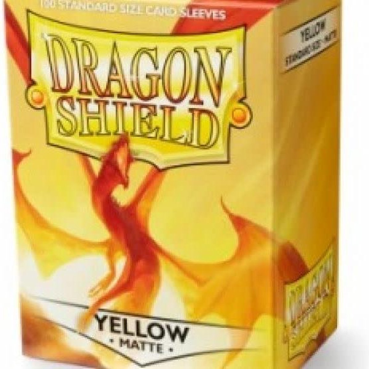 Dragon shield tcg sleeves - - yellow geel standard size