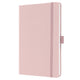 Quaderno Sigel - jolie - a5 - rosa tenue - copertina rigida - linea - 174 pagine - 80 grammi - si-sy547