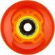 Ruedas LED Nijdam para flip grip board - 60 x 45 mm - naranja flúor amarillo flúor