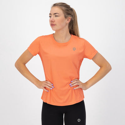 Rogelli core hardloopshirt dames - korte mouwen - koraal - xl