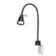 Briloner tuso - lampada da parete - lampada da comodino - incl. luce bianca calda 3.000 k - gu10 - nero - metallo - 40,3 x 21,7 x 5,8 cm