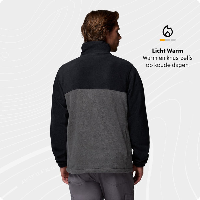 Columbia Steens Mountain™ chaqueta polar con cremallera completa 2.0 para hombre - chaqueta polar con cremallera completa - chaleco polar - negro - talla s