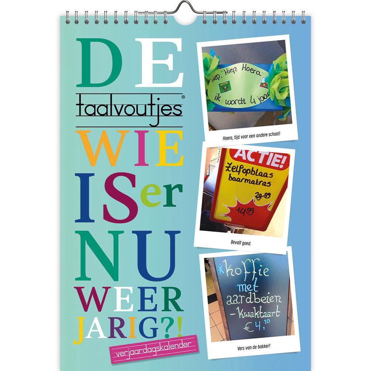 Calendario dei compleanni degli errori linguistici a4