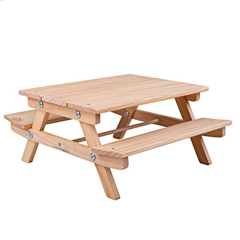 Muebles para muñecas Bigjigs mesa de picnic altura 27cm