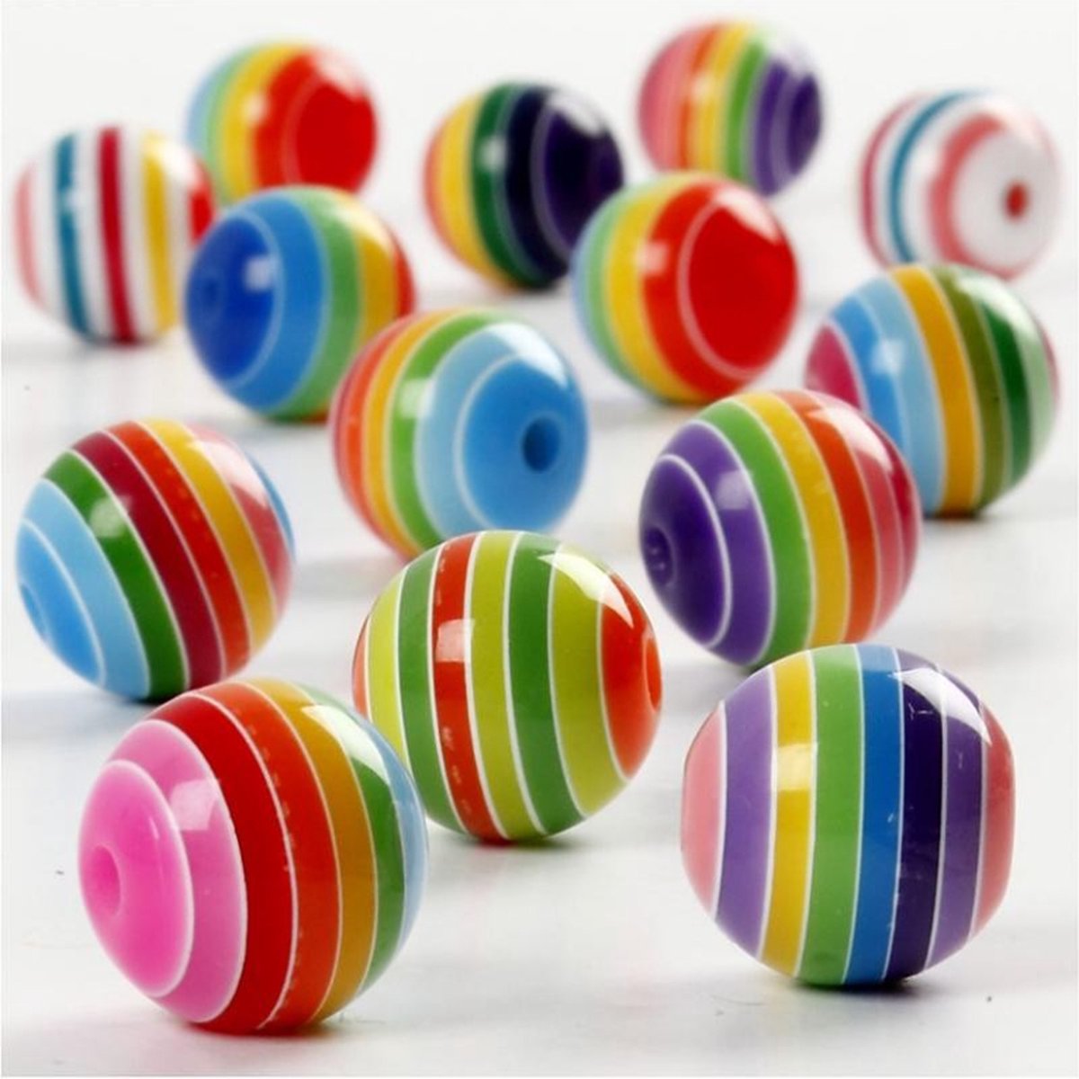 Beads Rainbow Multi Mix, 50th.