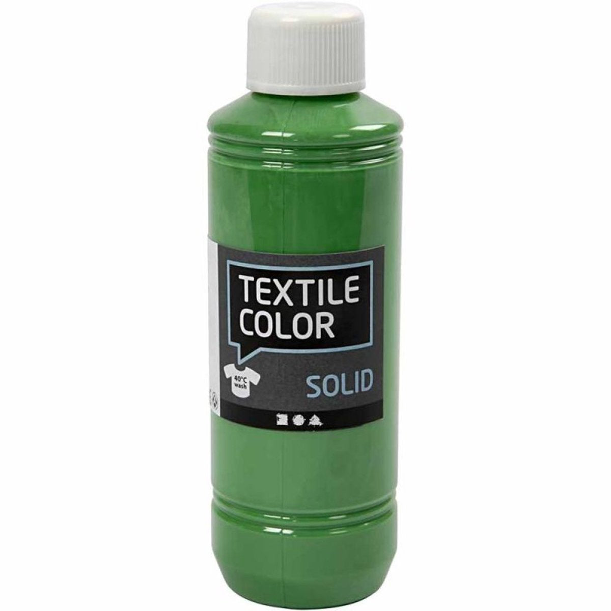 Creative Company Textile Colow Covering Textile Paint Brilliant Green, 250ml