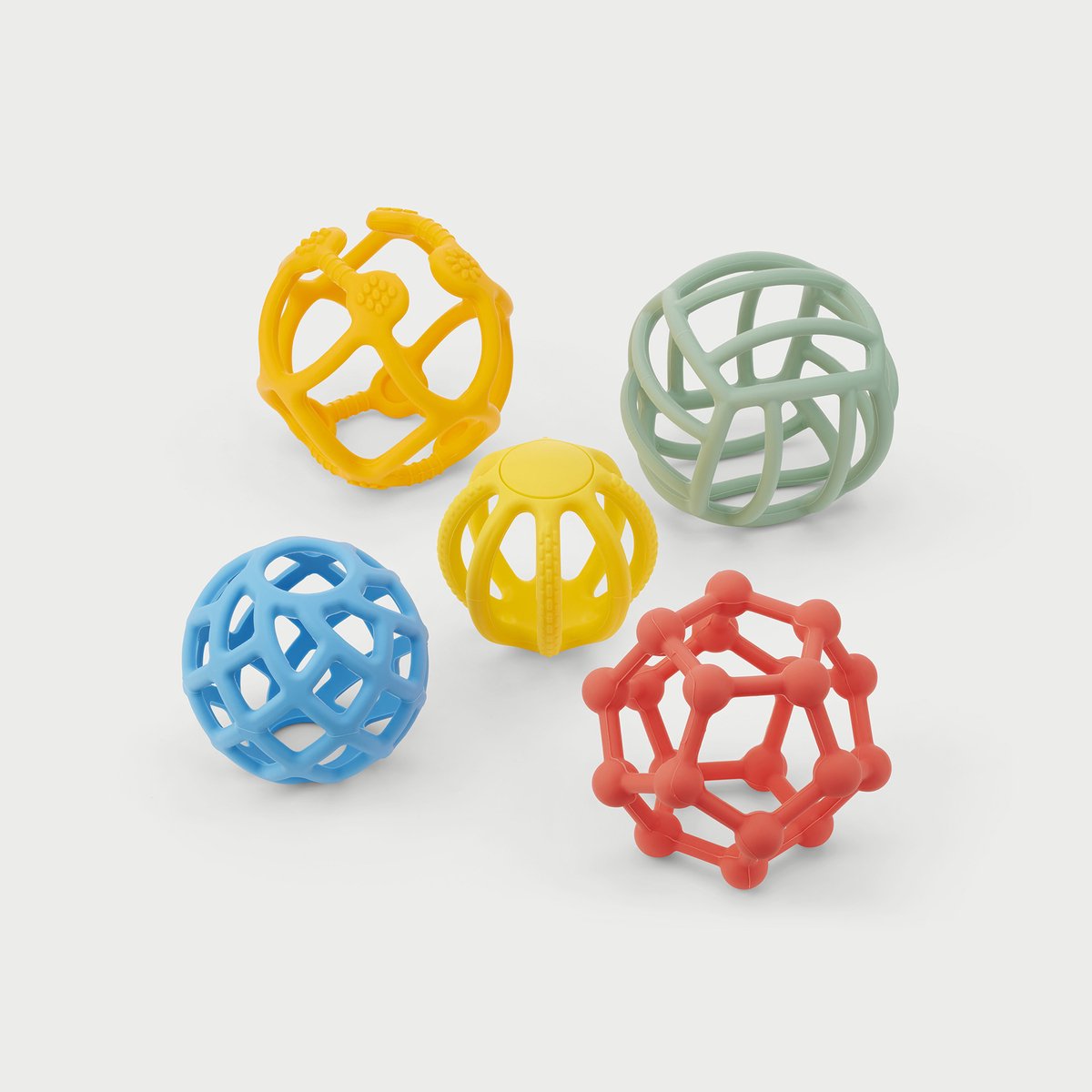 Tickit® tickit | silisoft flexible balls rainbow colors