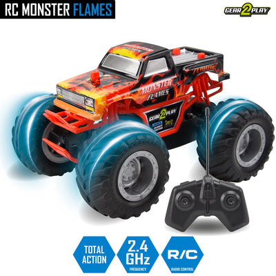 Gear2Play RC Llamas de monstruos autoinables