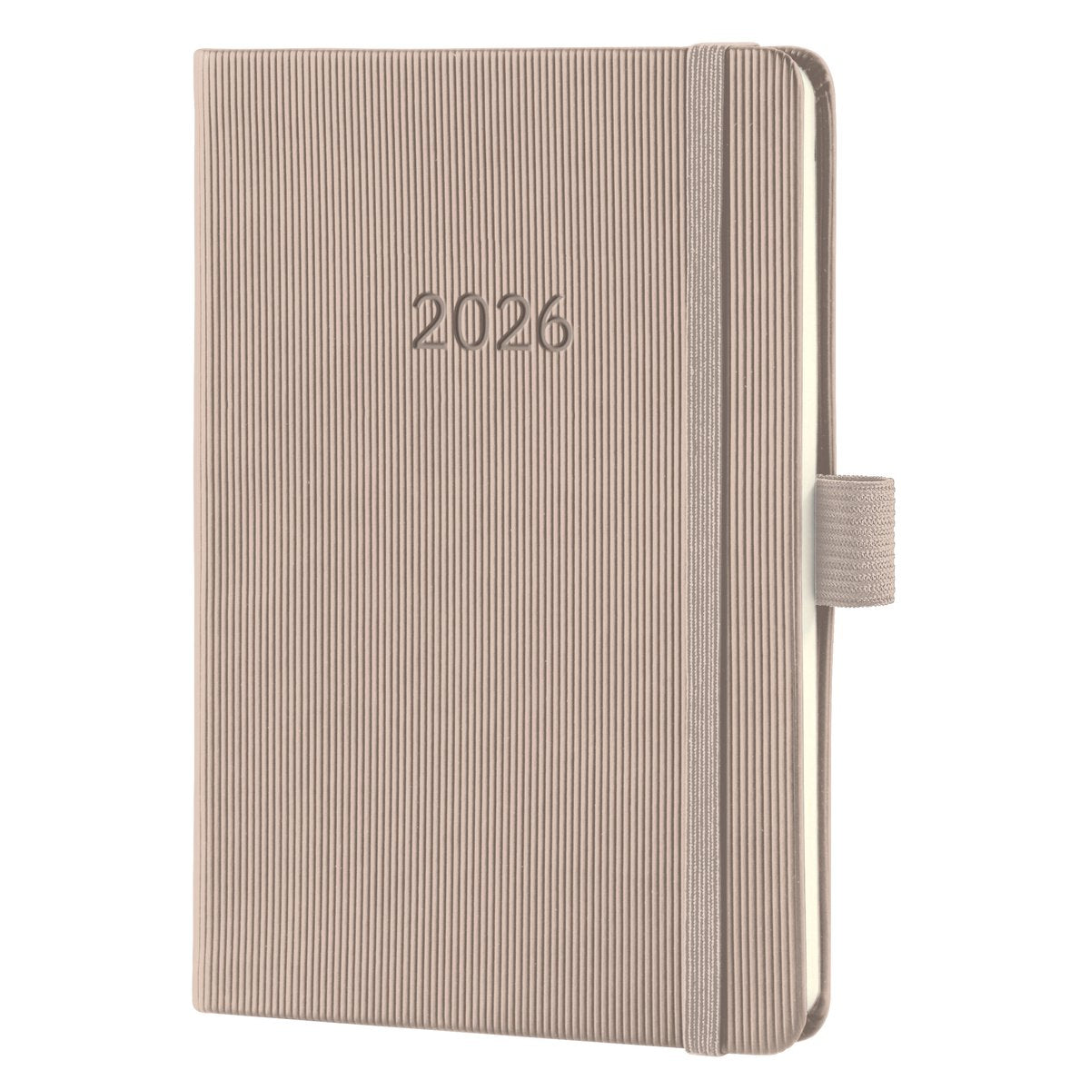 Agenda settimanale Sigel 2026 conceptum - formato a6 - tortora - copertina rigida - si-c2661