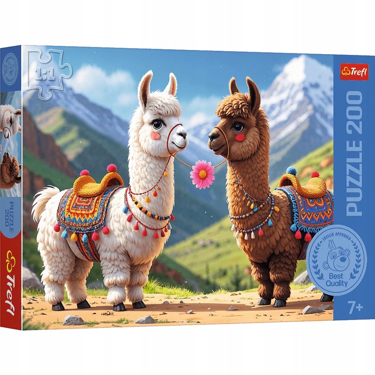 Puzzle Trefl lama colorati 200 pezzi (7+ anni)