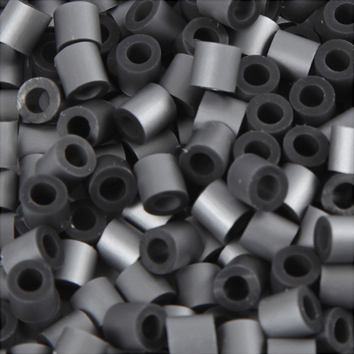 Perline termoadesive Nabbi, misura 5x5 mm, misura buco 2,5 mm, media, argento (32262), 6000 pezzi 1 scatola