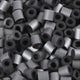 Perline termoadesive Nabbi, misura 5x5 mm, misura buco 2,5 mm, media, argento (32262), 6000 pezzi 1 scatola