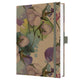 Cuaderno sigel jolie - tamaño a5 - kraft - flores de algodón puro - si-jn855