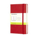 Moleskine classic notitieboek - pocket - hardcover - blanco - rood