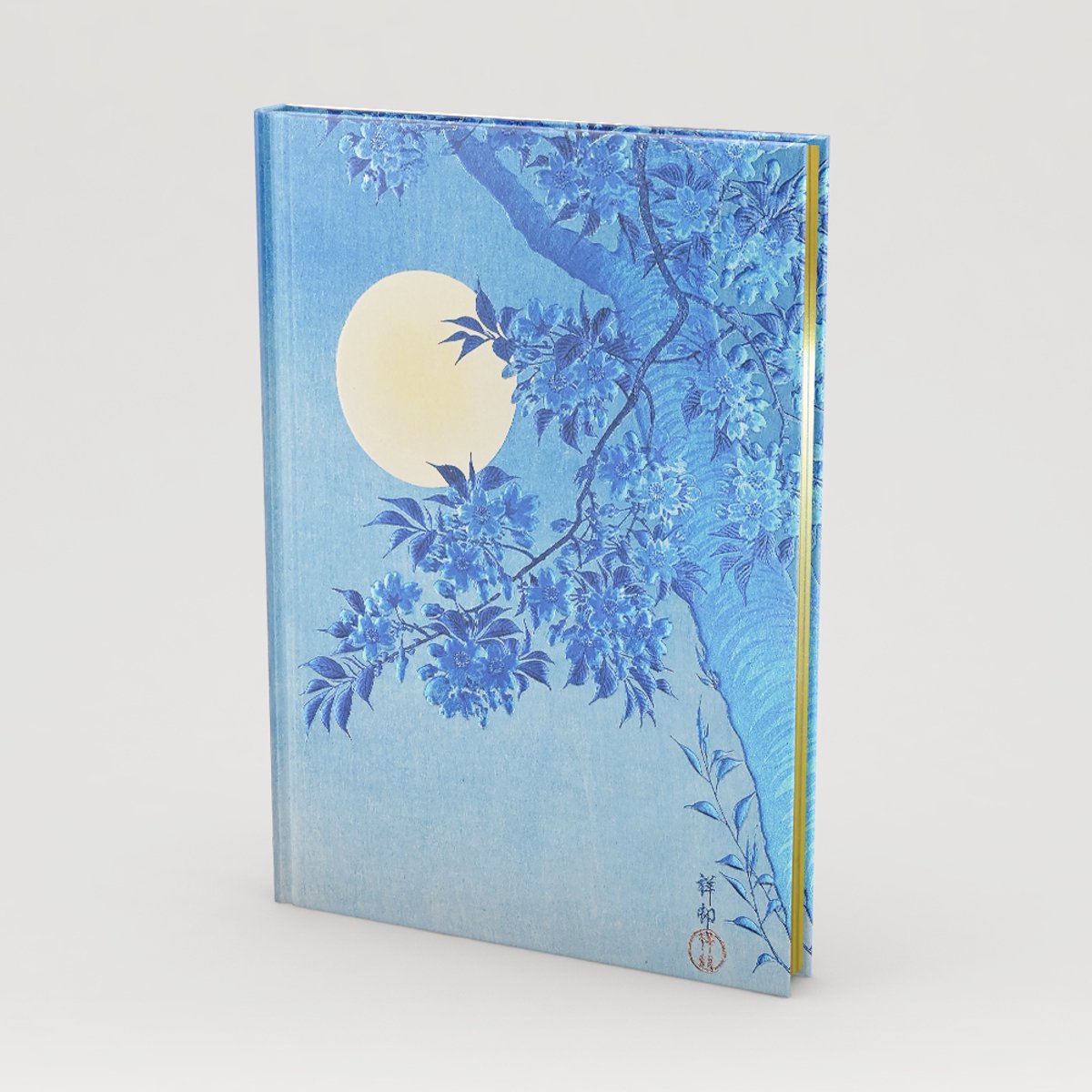 Peter pauper notitieboek bookbound journal - cherry on a moonlit night - 16x21 cm