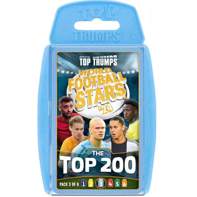 Winning moves top trumps - card game - world football stars top 200 - pack 3 6 - english