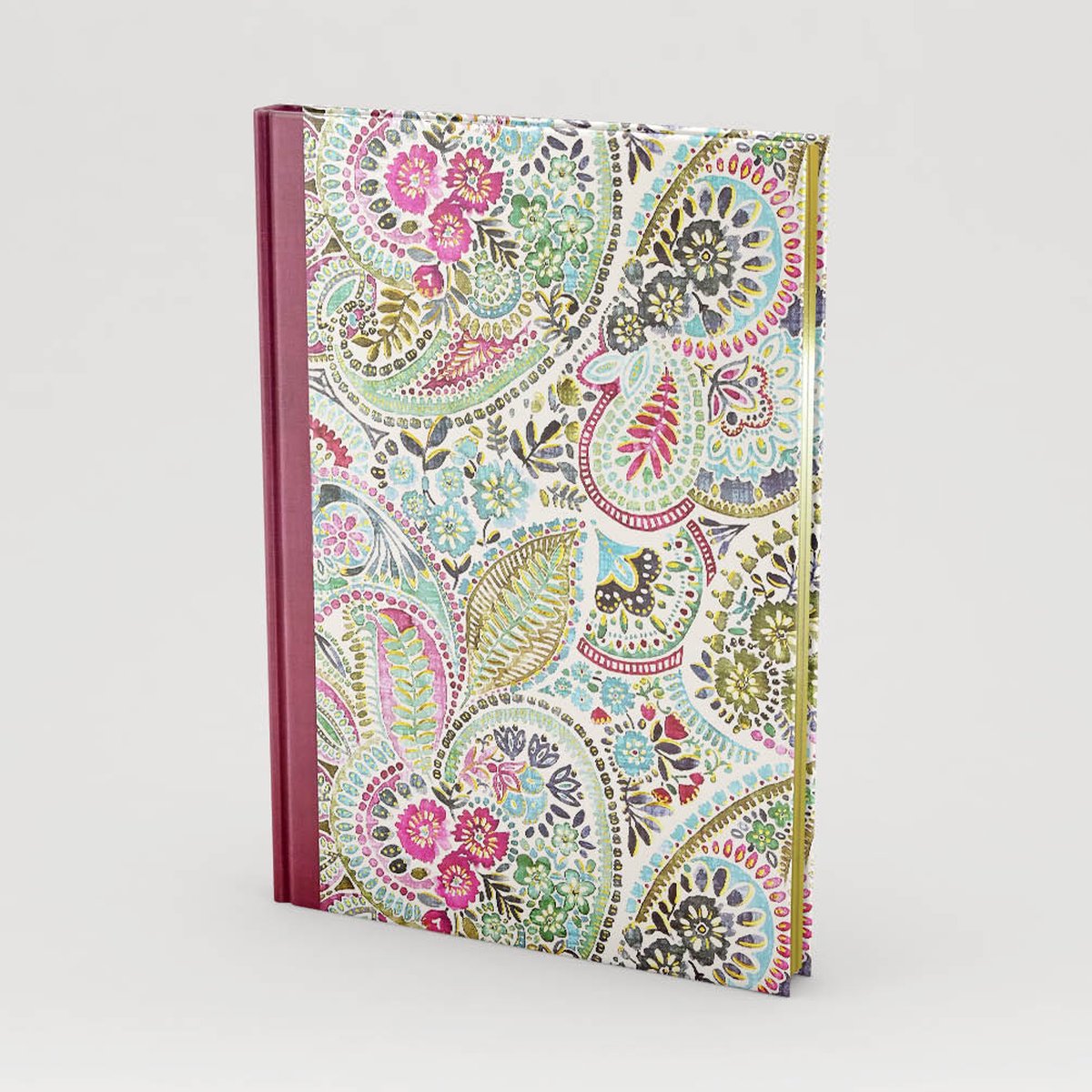 Cuaderno encuadernado Peter Pauper paisley acuarela