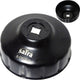 Asta satra universele olie filterkap 76 mm x 12 hoeken - oliefilterdop - oliefiltersleutel - satra