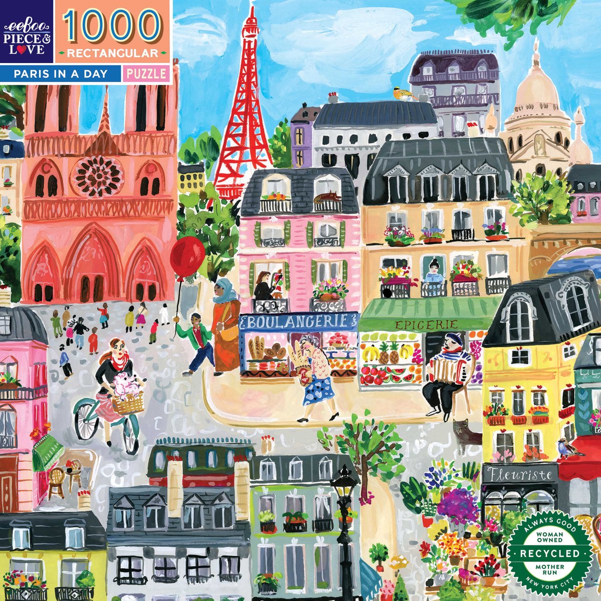 Eeboo París en un día (1000)