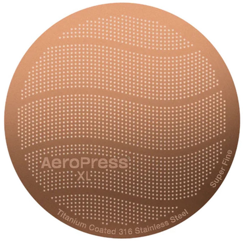 Aeropress - filtro de metal dorado - xl