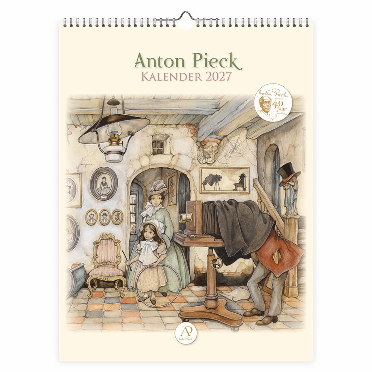 Calendario Comello Anton Pieck 2027 grande fotografo