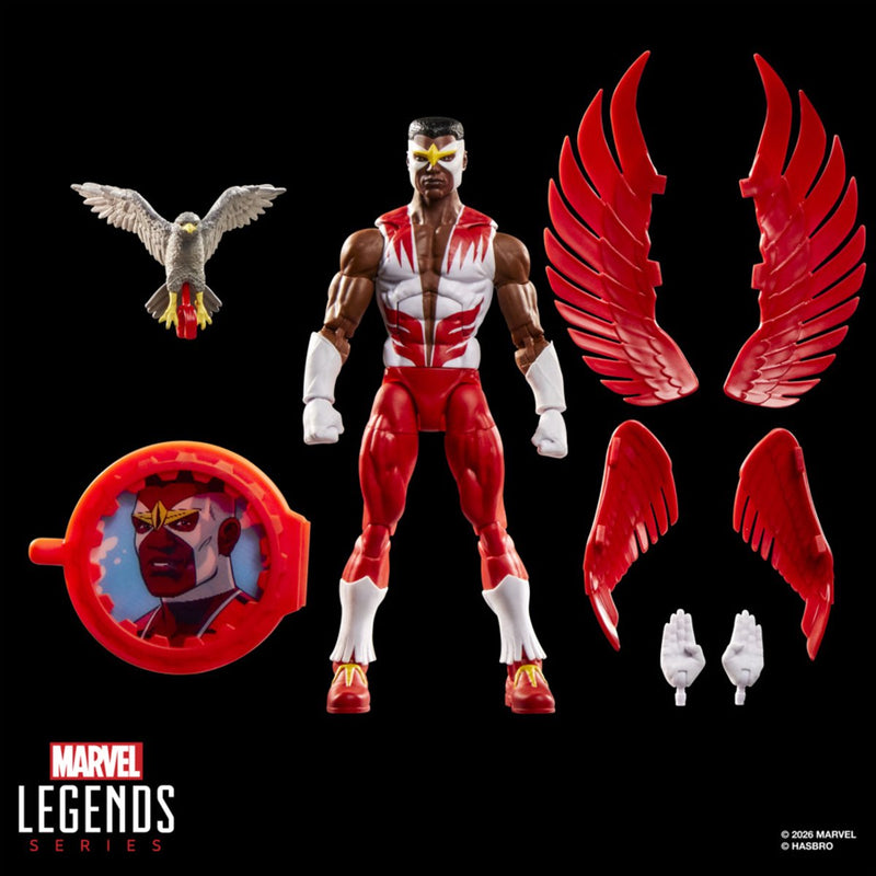 Marvel Legends Series Secret Wars's Falcon, Capitán América Comics Figura de acción coleccionable de 6 pulgadas