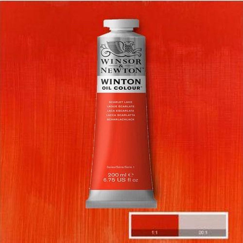 Winsor newton winton pittura ad olio 200ml cadmio scarlatto tonalità 107