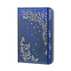 Cuaderno compacto Peter Pauper - rama dorada - con cierre elástico - 13x18 cm