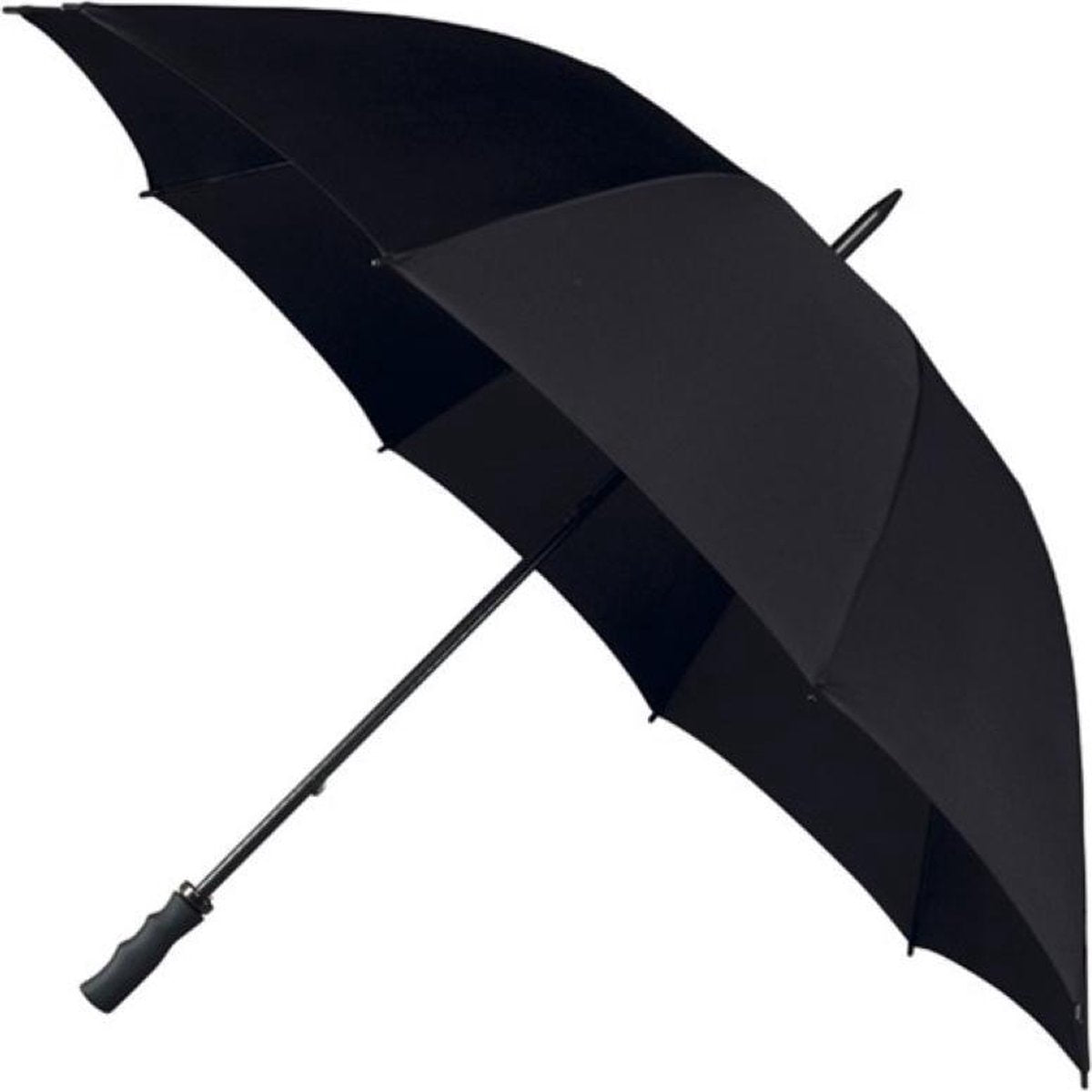Falcone - storm paraplu - ø 130 cm - golfparaplu - windproof - zwart