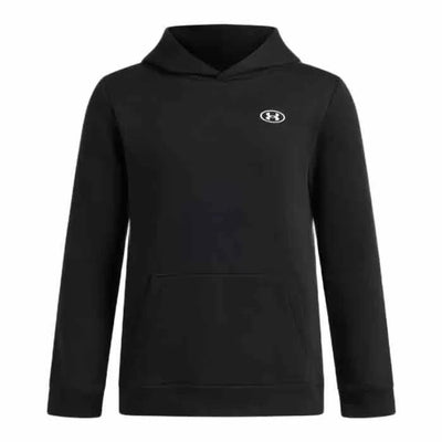Under armour ua b rival polar sudadera con capucha-blk suéter deportivo para niños - ultimate black - white