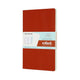 Quaderni Moleskine con balze - grandi - a righe - blu arancio